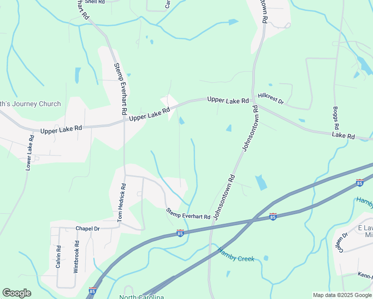 map of restaurants, bars, coffee shops, grocery stores, and more near Ja Tysinger Road in Thomasville