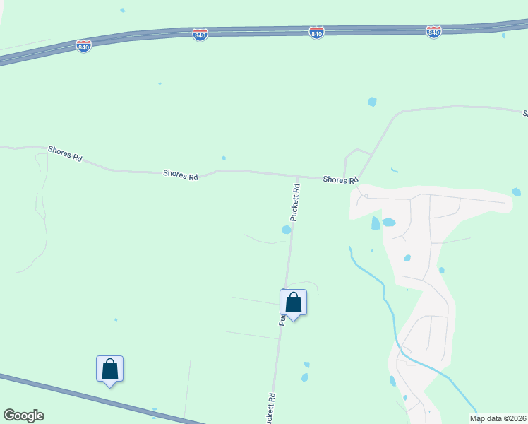 map of restaurants, bars, coffee shops, grocery stores, and more near 767 Puckett Road in Murfreesboro
