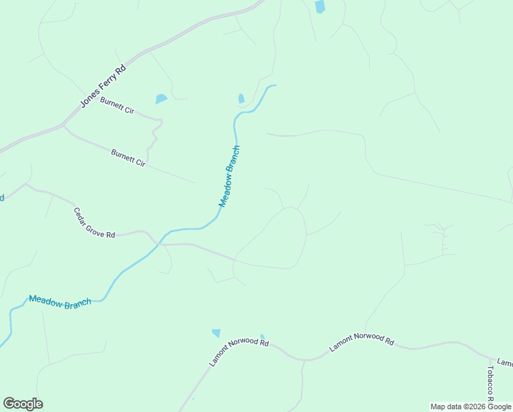 map of restaurants, bars, coffee shops, grocery stores, and more near 1624 Cedar Grove Road in Pittsboro