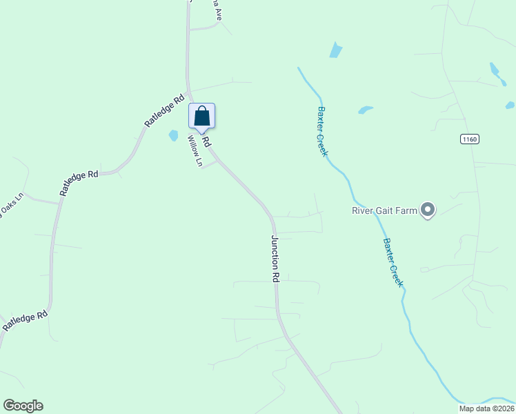 map of restaurants, bars, coffee shops, grocery stores, and more near 492 Junction Road in Mocksville