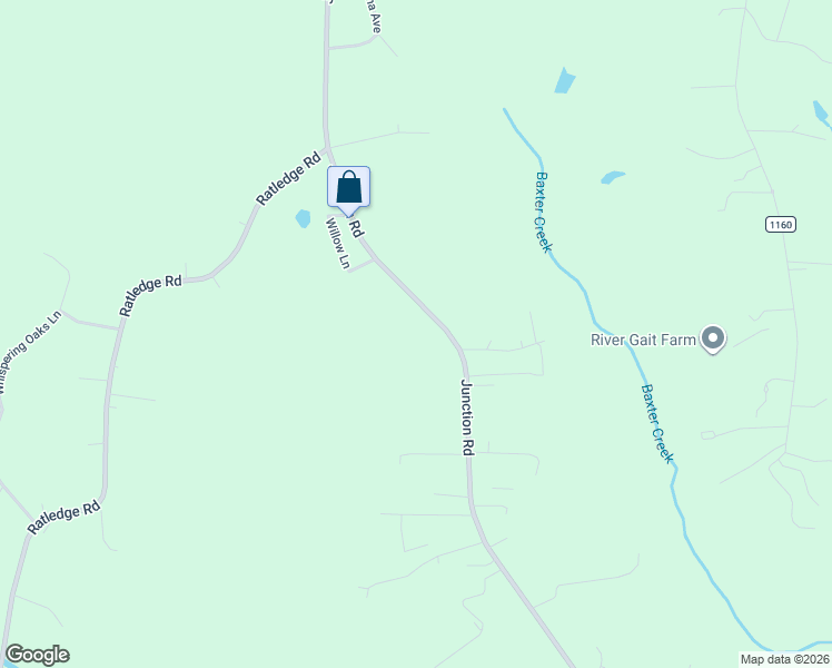 map of restaurants, bars, coffee shops, grocery stores, and more near 492 Junction Road in Mocksville