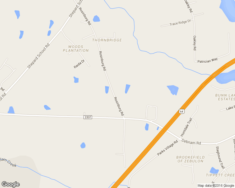 map of restaurants, bars, coffee shops, grocery stores, and more near 2740 Rosinburg Road in Zebulon