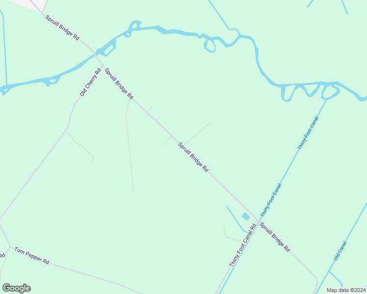 map of restaurants, bars, coffee shops, grocery stores, and more near Spruill Bridge Road in Creswell
