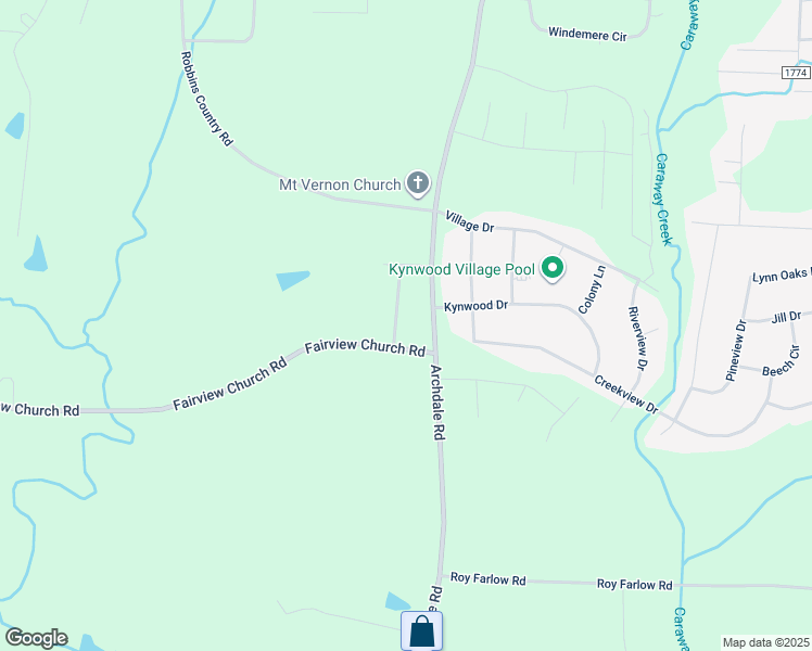 map of restaurants, bars, coffee shops, grocery stores, and more near 4530 Kay Lynn Drive in Trinity