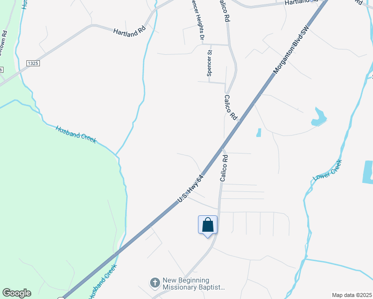 map of restaurants, bars, coffee shops, grocery stores, and more near 3063-3099 Sunset Trail in Lenoir