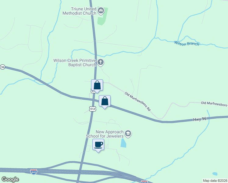 map of restaurants, bars, coffee shops, grocery stores, and more near 3010 Fullerton Lane in College Grove