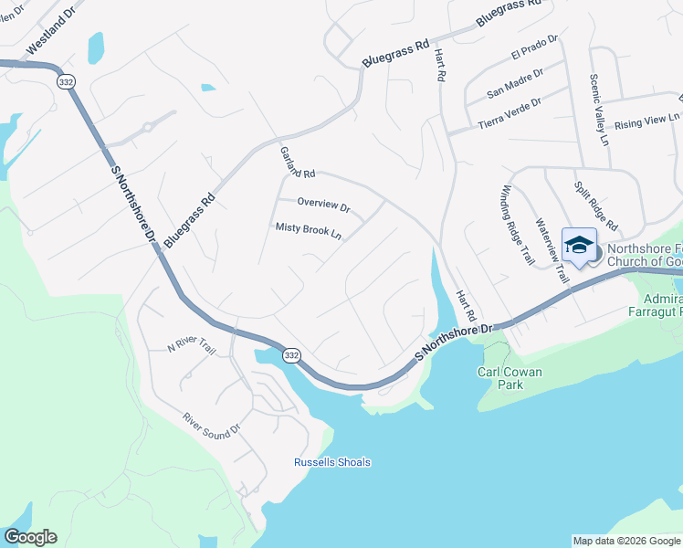map of restaurants, bars, coffee shops, grocery stores, and more near 1721 Harts View Drive in Knoxville