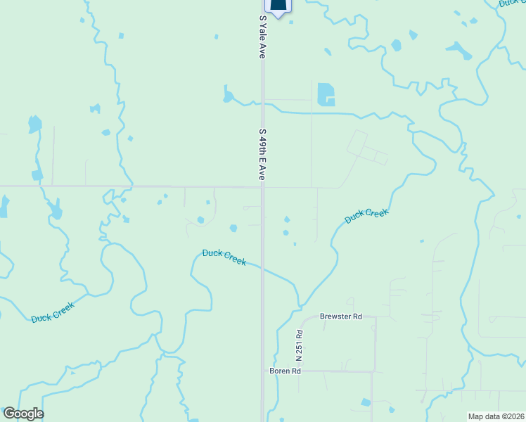 map of restaurants, bars, coffee shops, grocery stores, and more near 1533 North 250 Road in Mounds