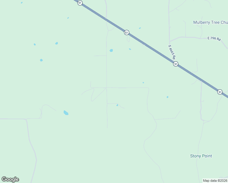 map of restaurants, bars, coffee shops, grocery stores, and more near 466058 East 800 Road in Stilwell