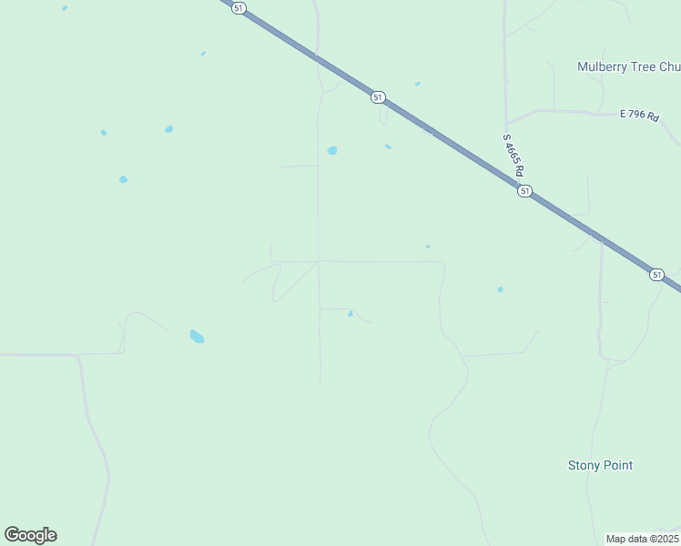 map of restaurants, bars, coffee shops, grocery stores, and more near 466058 East 800 Road in Stilwell