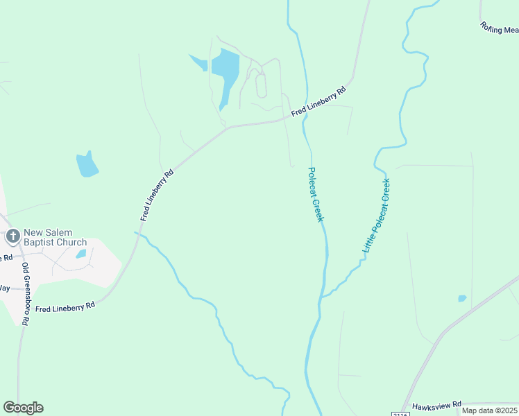 map of restaurants, bars, coffee shops, grocery stores, and more near Fred Lineberry Road in Randleman
