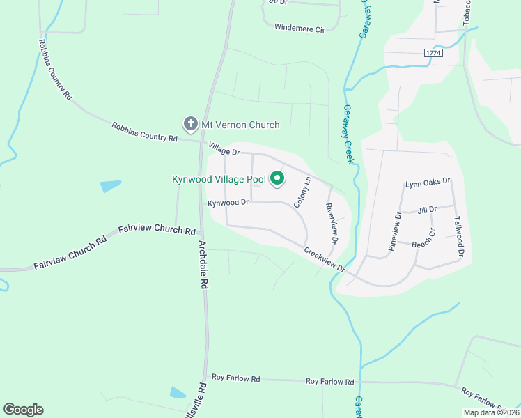 map of restaurants, bars, coffee shops, grocery stores, and more near 4711 Cottage Lane in Trinity