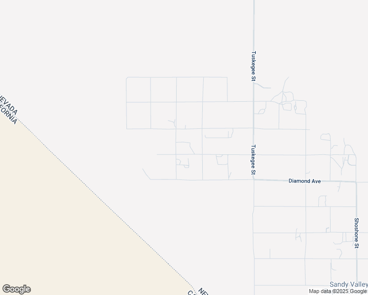 map of restaurants, bars, coffee shops, grocery stores, and more near 3340 Copper Avenue in Sandy Valley