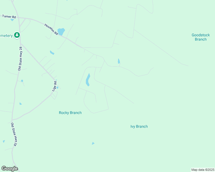 map of restaurants, bars, coffee shops, grocery stores, and more near 49 Houston Drive in Crossville