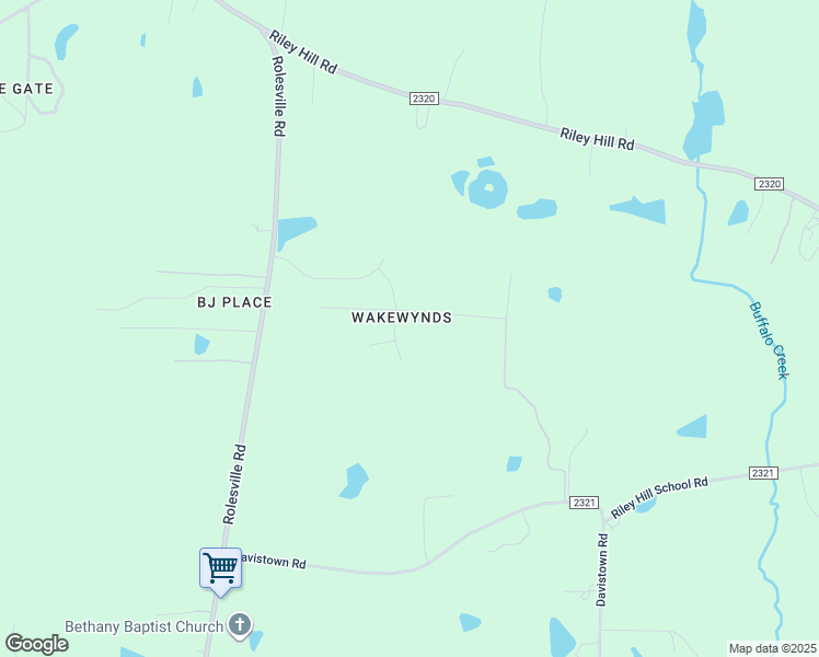 map of restaurants, bars, coffee shops, grocery stores, and more near 2824 Praire View Point in Wendell