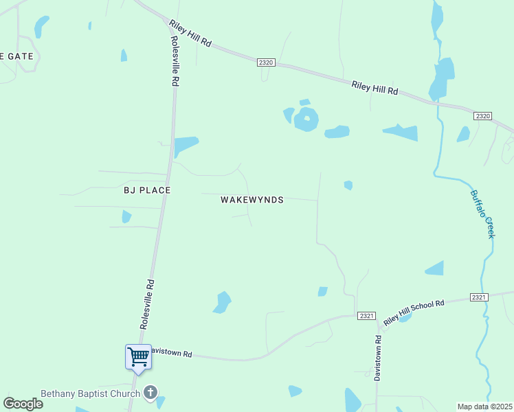 map of restaurants, bars, coffee shops, grocery stores, and more near 2824 Praire View Point in Wendell