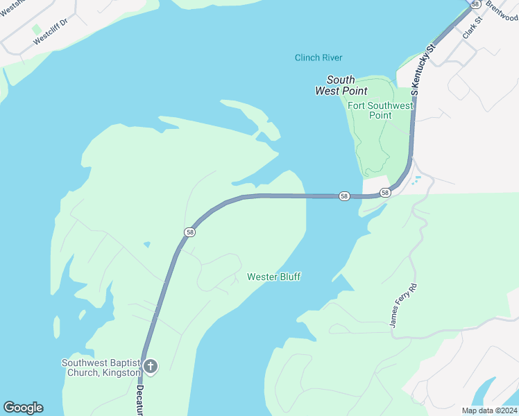 map of restaurants, bars, coffee shops, grocery stores, and more near 2033 Decatur Highway in Kingston