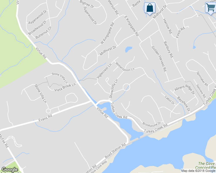 map of restaurants, bars, coffee shops, grocery stores, and more near 533 Raeburn Lane in Knoxville