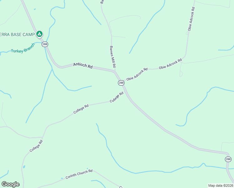 map of restaurants, bars, coffee shops, grocery stores, and more near 166 College Road in Smithville