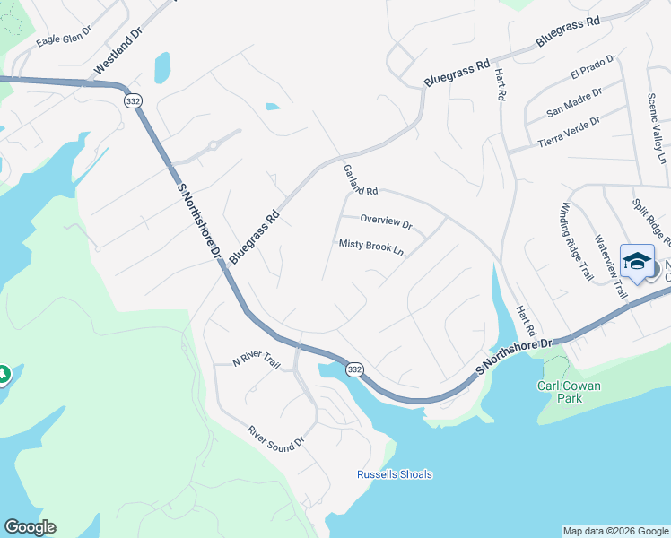 map of restaurants, bars, coffee shops, grocery stores, and more near 1628 River Crest Drive in Knoxville