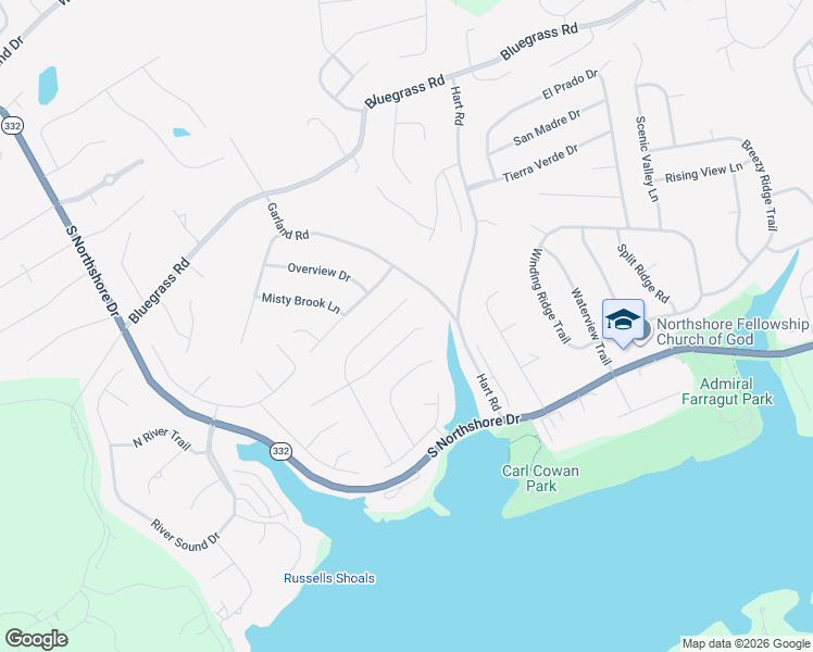 map of restaurants, bars, coffee shops, grocery stores, and more near 10232 Castlebridge Court in Knoxville