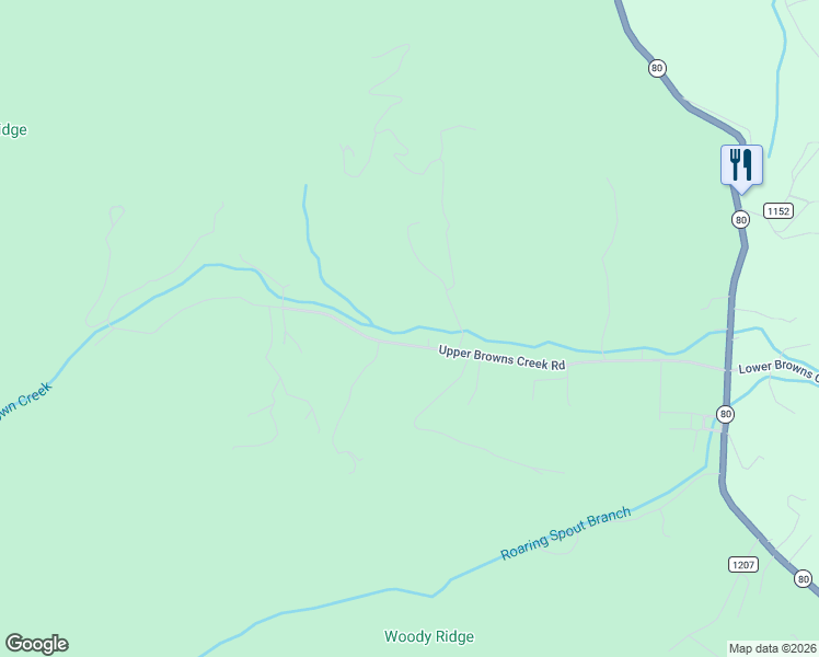 map of restaurants, bars, coffee shops, grocery stores, and more near 717 Upper Browns Creek Road in Burnsville