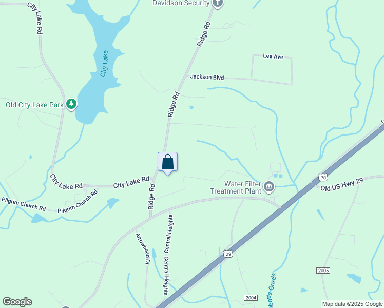map of restaurants, bars, coffee shops, grocery stores, and more near 428 Ridge Road in Lexington