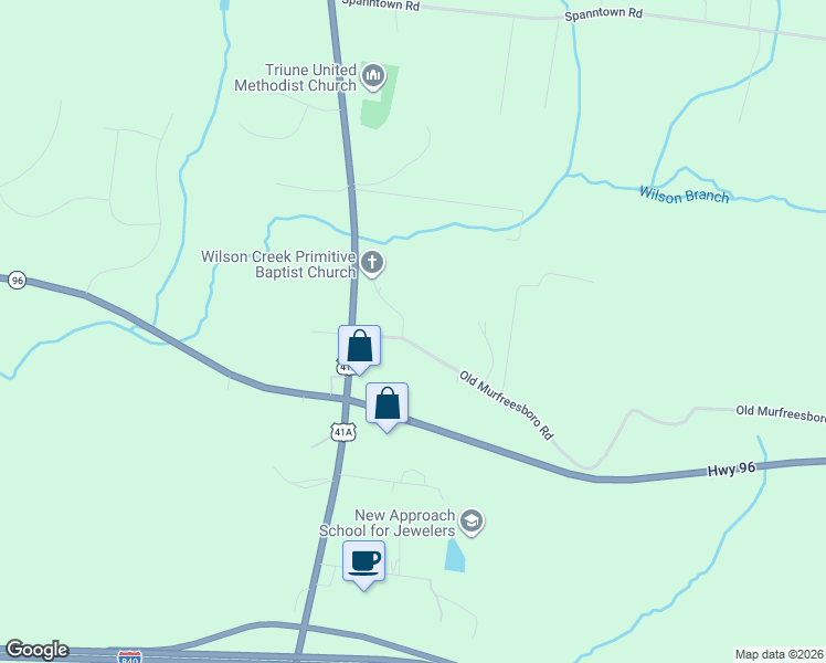 map of restaurants, bars, coffee shops, grocery stores, and more near 3010 Fullerton Lane in College Grove