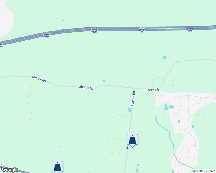 map of restaurants, bars, coffee shops, grocery stores, and more near 767 Puckett Road in Murfreesboro