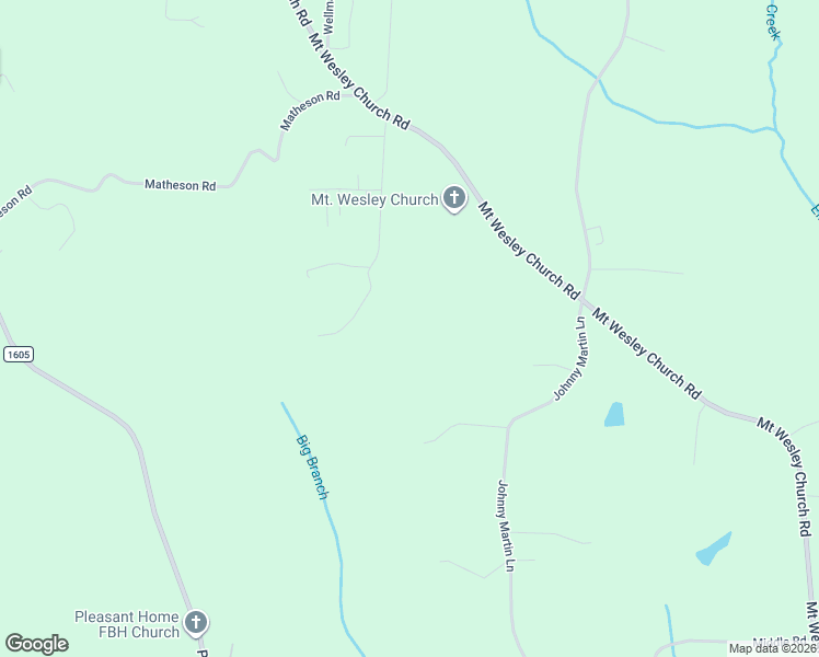map of restaurants, bars, coffee shops, grocery stores, and more near 1214 Mount Wesley Church Road in Stony Point