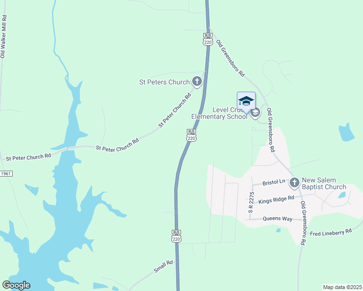 map of restaurants, bars, coffee shops, grocery stores, and more near 8544 U.S. 220 Business in Randleman