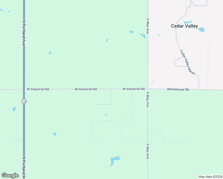 map of restaurants, bars, coffee shops, grocery stores, and more near 1555 West Industrial Road in Guthrie