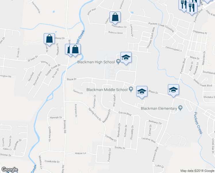 map of restaurants, bars, coffee shops, grocery stores, and more near 4908 Cally Street in Murfreesboro