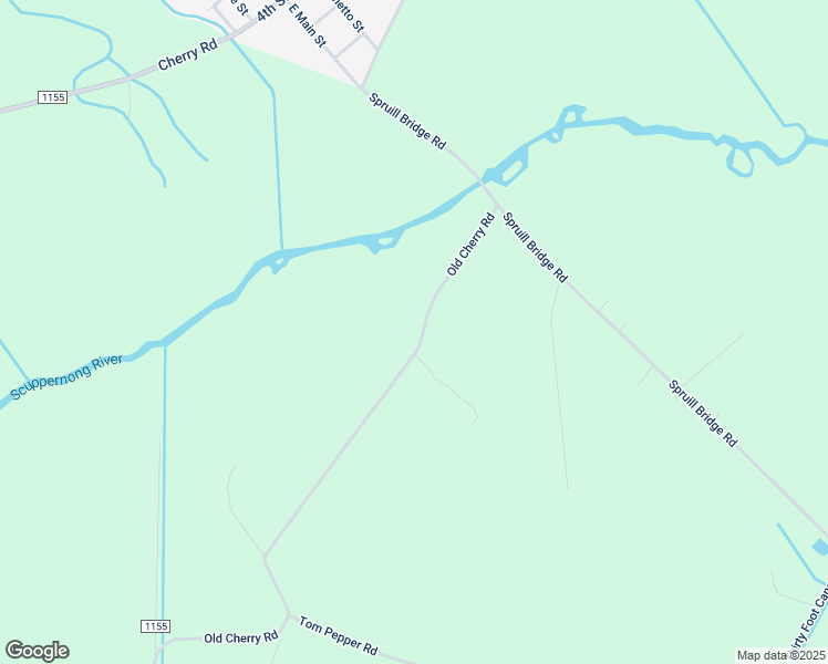 map of restaurants, bars, coffee shops, grocery stores, and more near 2787 Old Cherry Road in Creswell