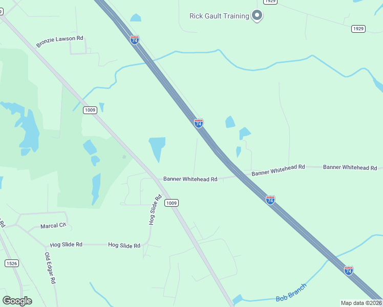 map of restaurants, bars, coffee shops, grocery stores, and more near 2834 Banner Whitehead Road in Sophia