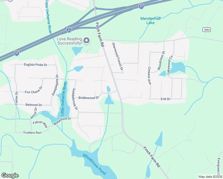 map of restaurants, bars, coffee shops, grocery stores, and more near 6875 Winners Circle in Trinity