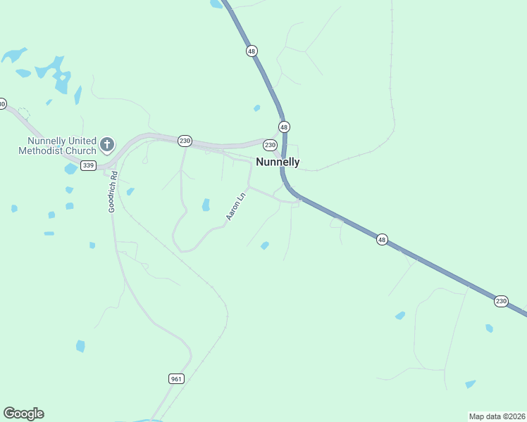 map of restaurants, bars, coffee shops, grocery stores, and more near 1324 Elliot Road in Nunnelly