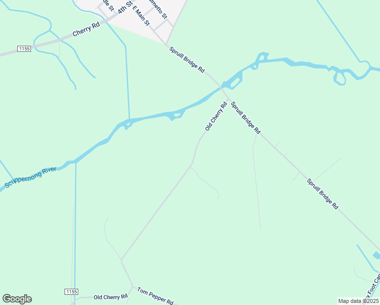 map of restaurants, bars, coffee shops, grocery stores, and more near 2787 Old Cherry Road in Creswell
