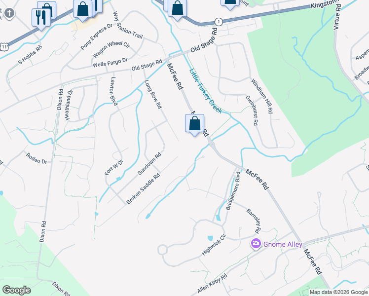 map of restaurants, bars, coffee shops, grocery stores, and more near 321 Long Bow Road in Knoxville