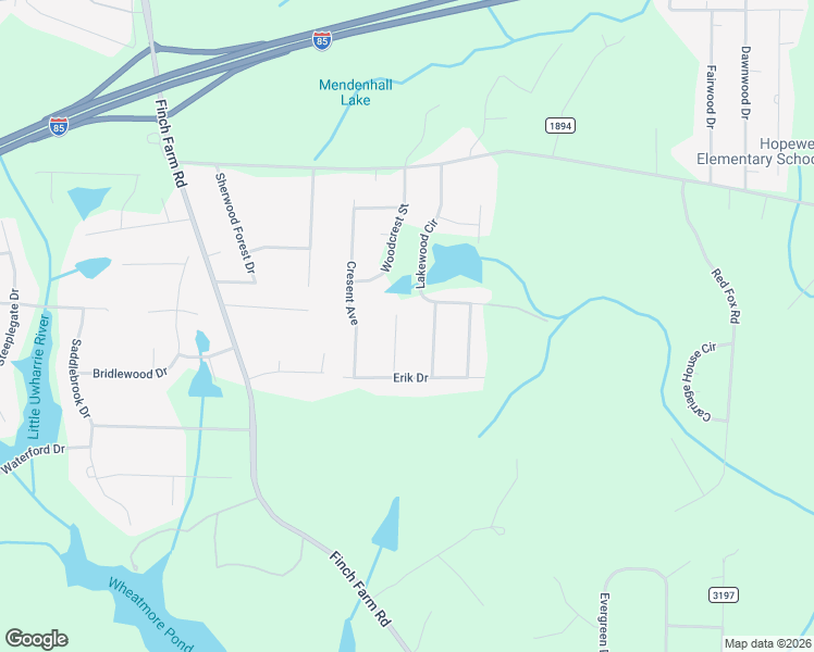 map of restaurants, bars, coffee shops, grocery stores, and more near 3856 Azalea Lane in Trinity