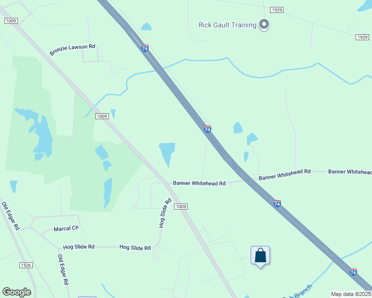 map of restaurants, bars, coffee shops, grocery stores, and more near 2834 Banner Whitehead Road in Sophia