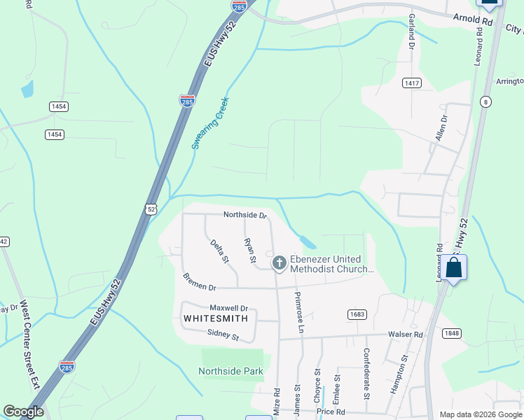 map of restaurants, bars, coffee shops, grocery stores, and more near 322 Northside Drive in Lexington