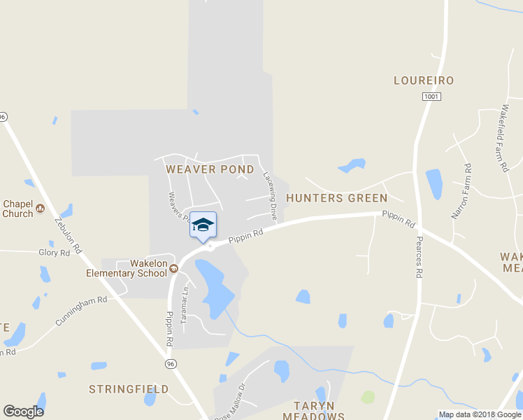 map of restaurants, bars, coffee shops, grocery stores, and more near 3210 Whispernut Lane in Zebulon