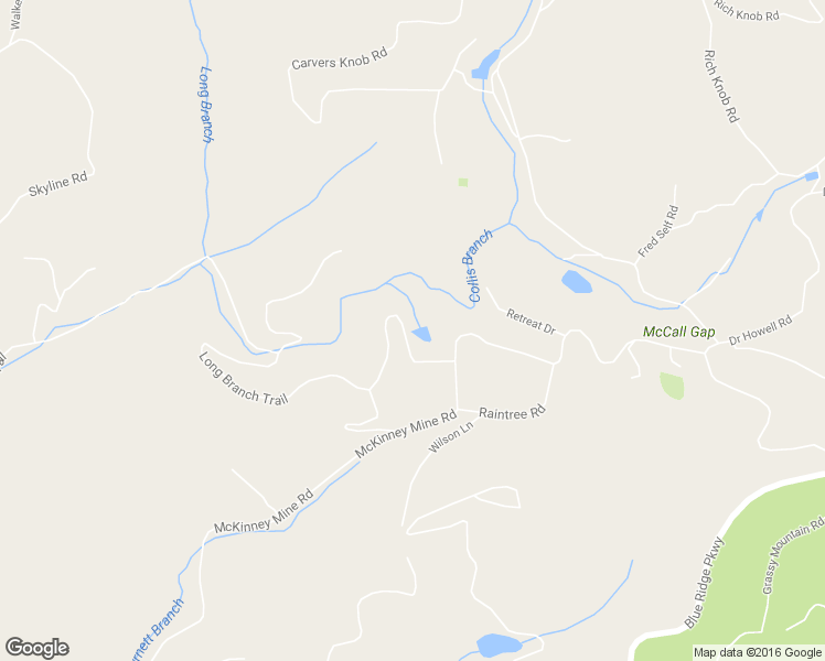 map of restaurants, bars, coffee shops, grocery stores, and more near 1957 Long Branch Trail in Spruce Pine