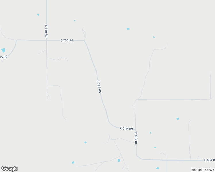 map of restaurants, bars, coffee shops, grocery stores, and more near 26524 East 795 Road in Welling