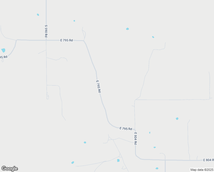 map of restaurants, bars, coffee shops, grocery stores, and more near 26524 East 795 Road in Welling