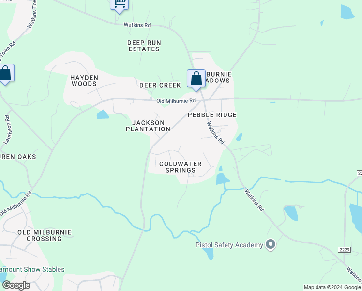 map of restaurants, bars, coffee shops, grocery stores, and more near 3004 Dogwood Valley Court in Raleigh