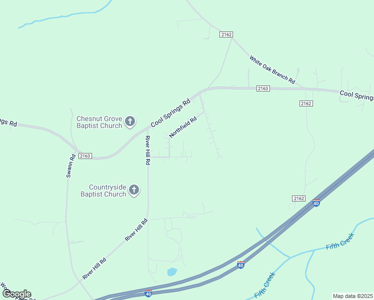 map of restaurants, bars, coffee shops, grocery stores, and more near 147 Southway Lane in Statesville