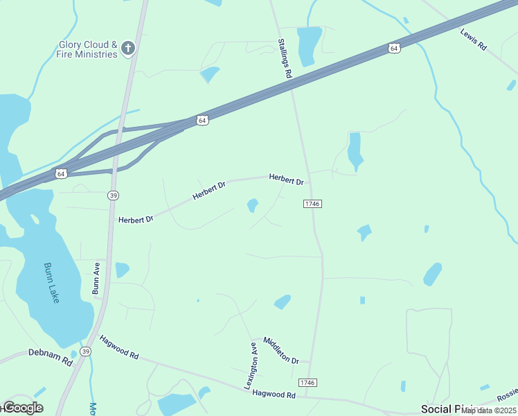 map of restaurants, bars, coffee shops, grocery stores, and more near 6104 Valentine Street in Zebulon