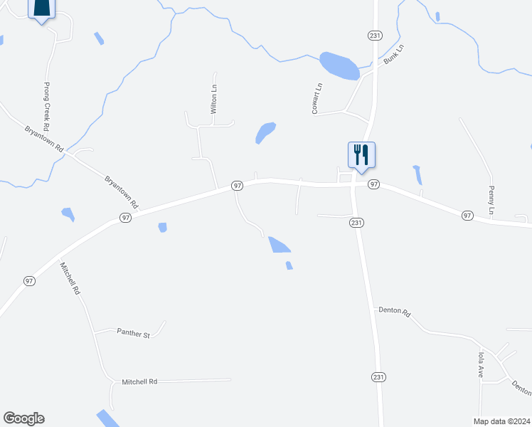 map of restaurants, bars, coffee shops, grocery stores, and more near 9937 North Carolina 97 in Middlesex